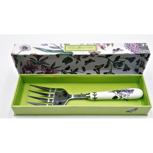 731 - PORTMEIRION MEAT FORK IN THE BOTANIC GARDEN DESIGN (Original Box)