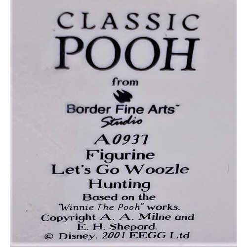 735 - BORDER FINE ARTS 9cm WHINNE THE POOH CHARACTER FIGURINE 