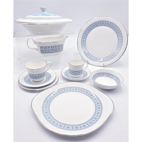 742 - ROYAL DOULTON CHINA DINNER/TEA SERVICE IN THE COUNTERPOINT DESIGN (Approx 60 Pieces) (Photograph Is ... 