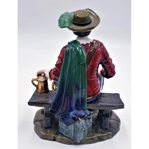 125 - STUDIO POTTERS REG & DAVE JOHNSON 16cm x 19.5cm FIGURINE 