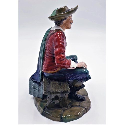 125 - STUDIO POTTERS REG & DAVE JOHNSON 16cm x 19.5cm FIGURINE 