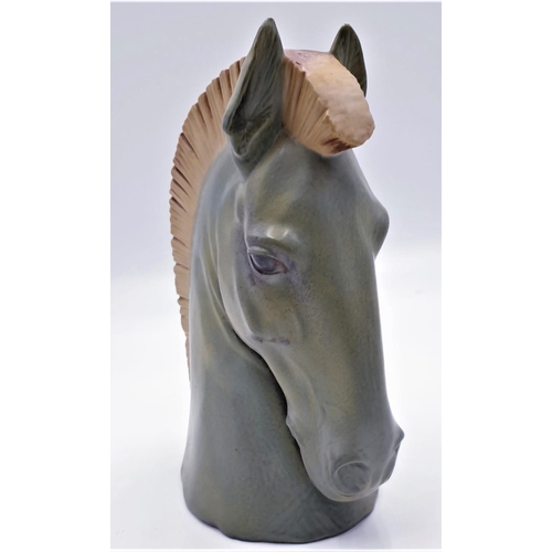 660 - LLADRO 25 x 17cm MODEL OF A HORSES HEAD By Salvador Furio c1930s  (Extremely Rare)