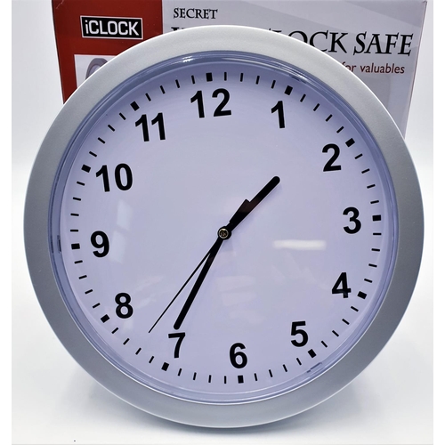 689 - SAFE WALL CLOCK (Found To Be Working When Photographed) (Boxed)