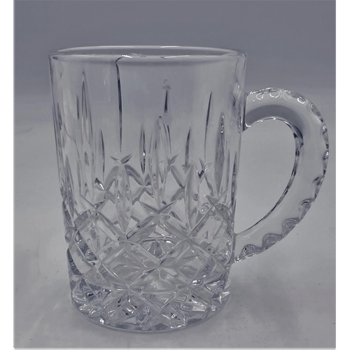 697 - NATCHMAN CRYSTAL Large 13.5cm TANKARD