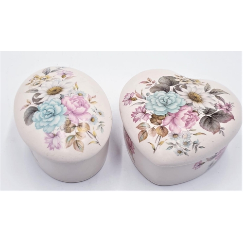 733 - POOLE POTTERY LIDDED TRINKET BOXES (2)