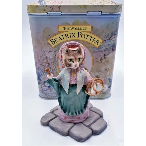 789 - BORDER FINE ARTS 11cm x 9cm x 8.5cm BEATRIX POTTERY CHARACTER FIGURINE 