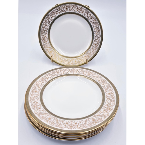 93 - MINTON CHINA 15cm Dia SIDE PLATES (6) IN THE ARAGON DESIGN