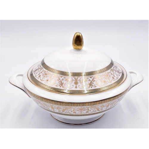 97 - MINTON CHINA 20cm Dia LIDDED TUREEN IN THE ARAGON DESIGN