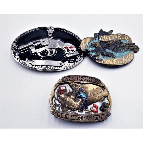 19 - AMERICAN BELT BUCKLES (3)