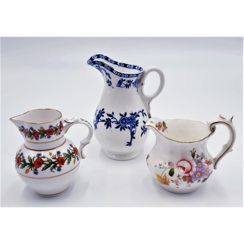 21 - CHINA CREAM JUGS (3) Inc ROYAL WORCESTER