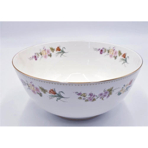 316 - WEDGWOOD CHINA 24.5cm Dia BOWL IN THE MIRABELLE DESIGN