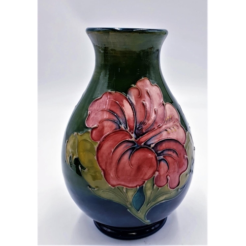 465 - MOORCROFT 19cm VASE (Some Restoration)