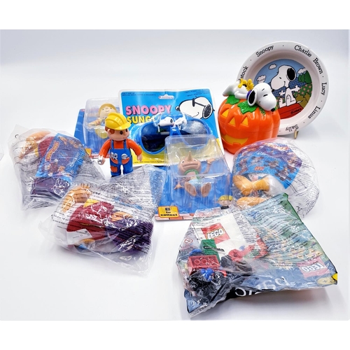 607 - COLLECTABLE ITEMS (Qty Of) To Include McDONALD HAPPY MEAL TOYS,BOB THE BUILDER FIGURINES,SNOOPY CERA... 