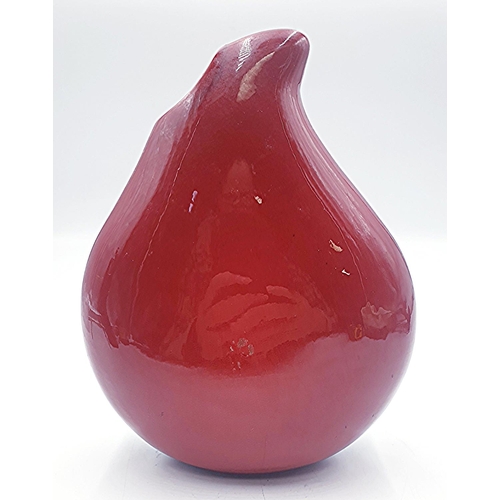 769 - ANITA HARRIS STUDIO'S 22cm TEARDROP VASE  (Trial Piece)