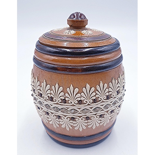 770 - DOULTON LAMBETH TOBACCO JAR (Lid A/F)