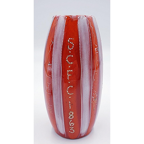 838 - ANITA HARRIS ART POTTERY 17.5 cm 