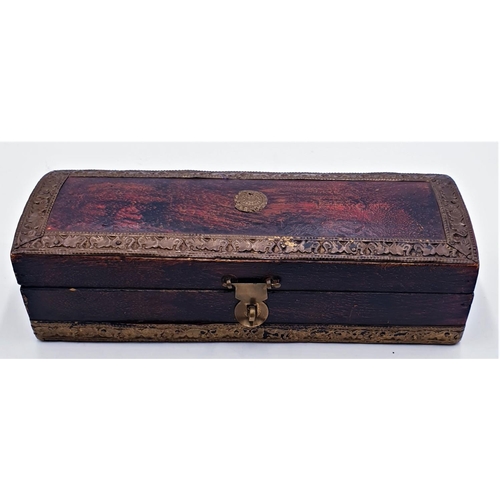 123 - WOOD BOX CONTAINING A Qty Of OLD COINAGE