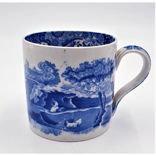 137 - COPELAND SPODE BLUE/WHITE Large MUG IN THE ITALIAN DESIGN c1900