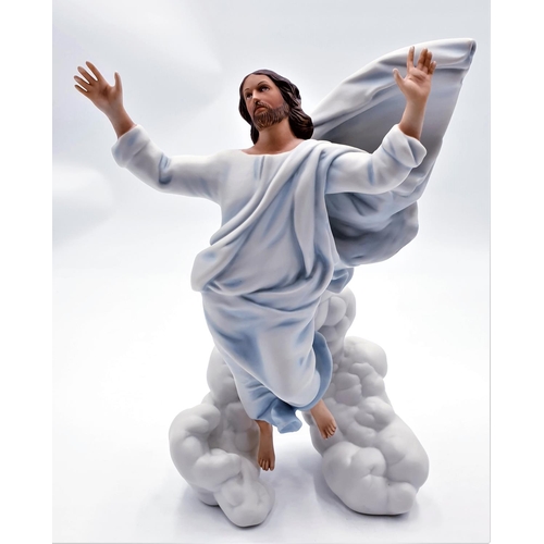 211 - FRANKLIN MINT PORCELAIN 26cm  FIGURINE OF JESUS 