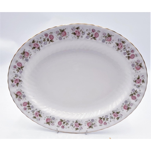 23 - MINTON CHINA 34.5cm x 27cm  OVAL PLATE IN THE SPRING BOUQUET DESIGN