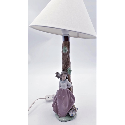 65 - LLADRO (Nao) Large LAMPBASE With SHADE