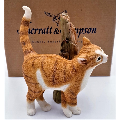 SHERRATT & SIMPSON 12cm MODEL OF A CAT (Standing) (Model No 55040 