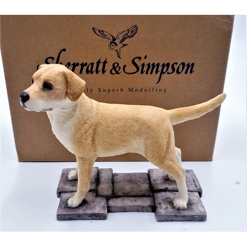 71 - SHERRATT & SIMPSON 12cm MODEL OF A LABRADOR (Standing) (Model No 55111) (As New,Old Stock,Original B... 