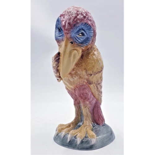 190 - PEGGY DAVIES STUDIO'S Large 28cm MODEL OF A GROTESQUE BIRD 