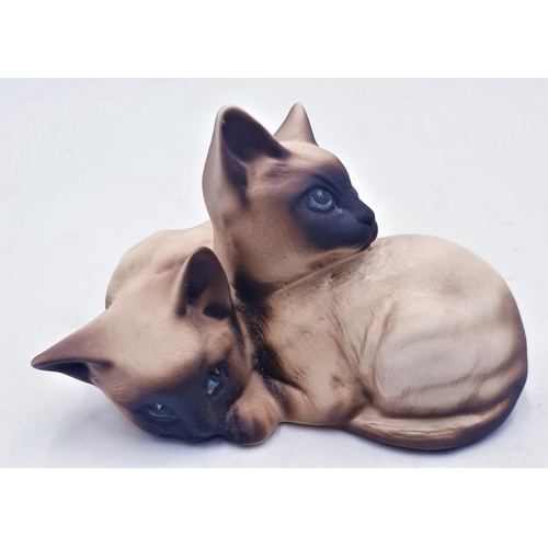 196 - BESWICK MODEL OF TWO SIAMESE KITTENS