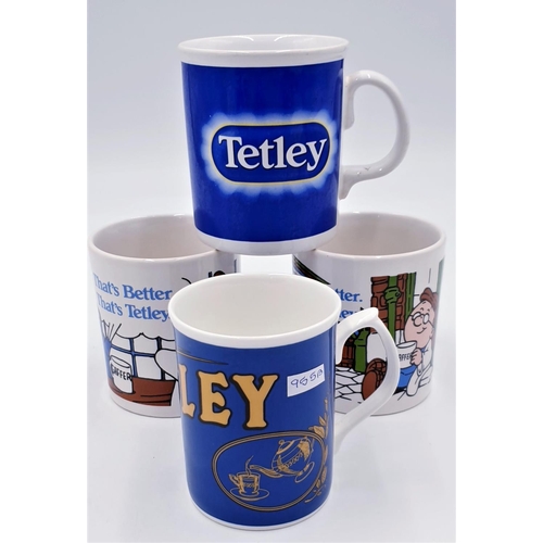 131 - TETLEY TEA MEN MUGS (4)