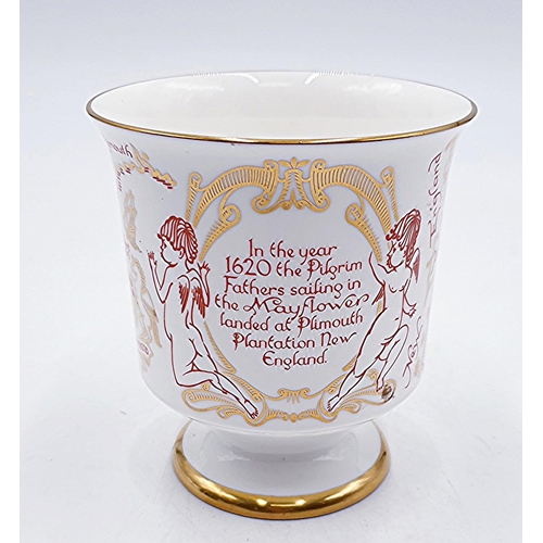 819 - COALPORT CHINA 12cm GOBLET 