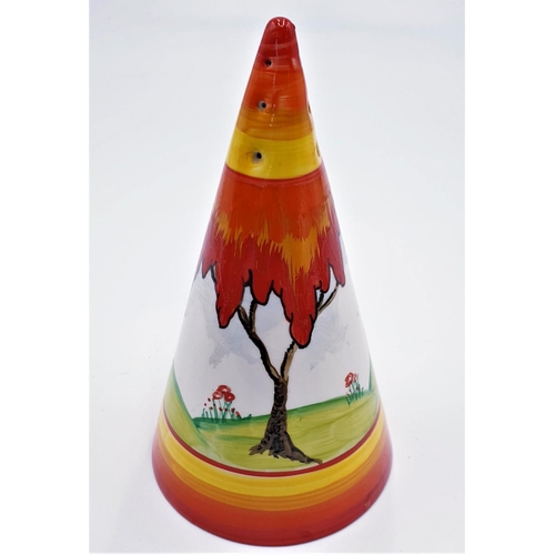 182 - CERAMIC 15.5cm (Hand Painted) CONICAL SUGAR SHAKER (Limited Edition) By Emilio James