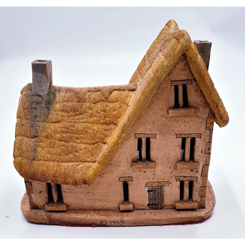 38 - CORNISH Large 18cm x 17cm  TERRACOTTA POST OFFICE COTTAGE  1995