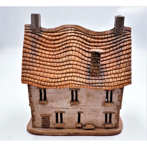 40 - CORNISH Large 18cm x 22cm TERRACOTTA BAKERS COTTAGE  1995