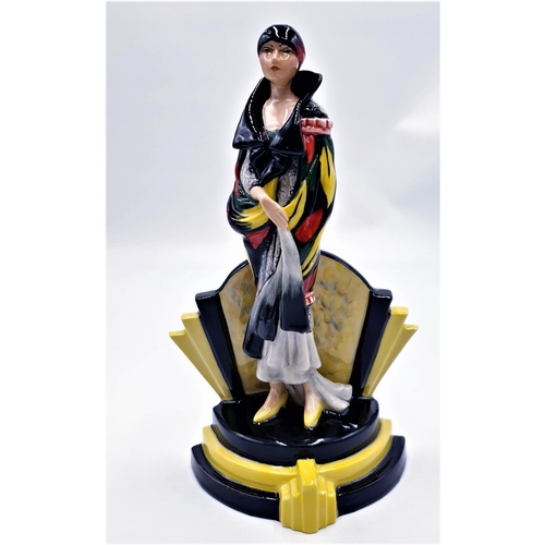 56 - PEGGY DAVIES STUDIO'S 29cm CHARACTER FIGURINE 