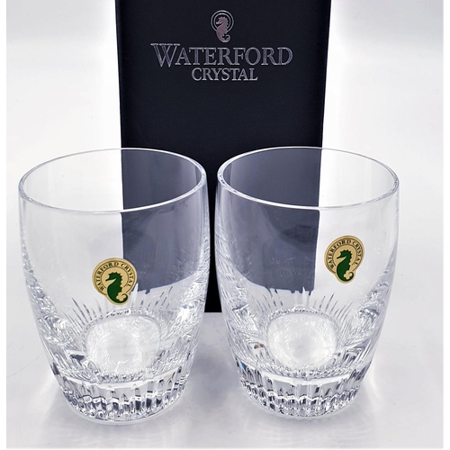 765 - WATERFORD CRYSTAL (Boxed Set Of Two) LIGHT TUMBLER IN THE LIGHT DESIGN