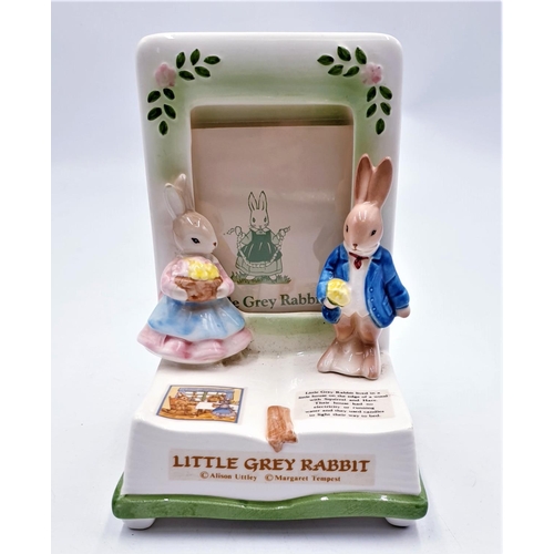 106 - LITTLE GREY RABBIT MUSICAL PICTURE FRAME (Made In Japan)