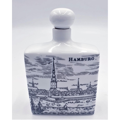 108 - ALTENKUNSTADT PORCELAIN (Germany) (Rare) (Bottle Named Hamburg) c1960s