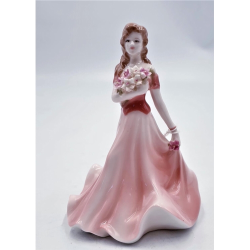 669 - COALPORT CHINA 13cm CHARACTER FIGURINE 