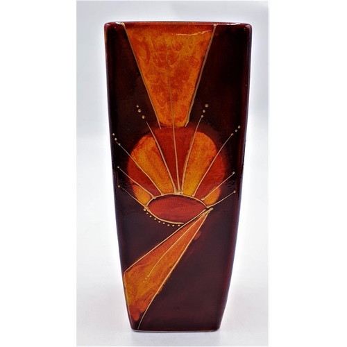 675 - ANITA HARRIS ART POTTERY Large 25cm VASE  Signed In Gold By Anita Harris. (Unique One Off Design By ... 