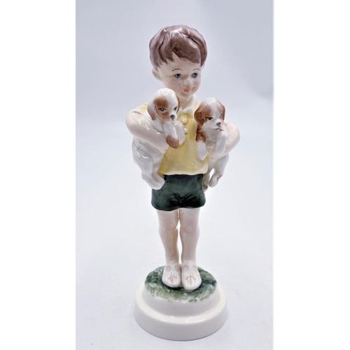 680 - ROYAL WORCESTER CHINA 19.1cm CHARACTER FIGURINE 