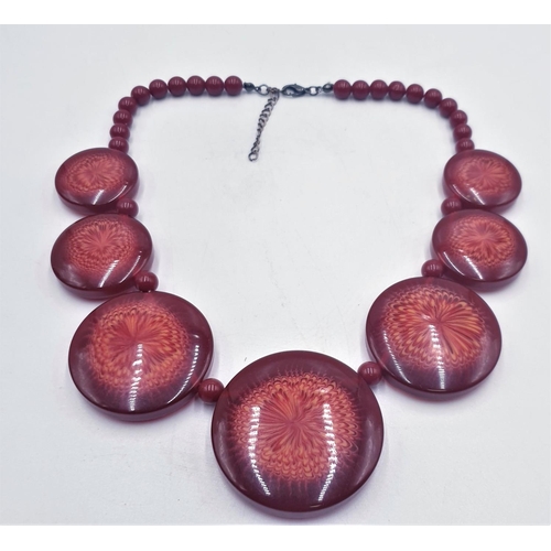 724 - RED NECKLACE (Boxed)