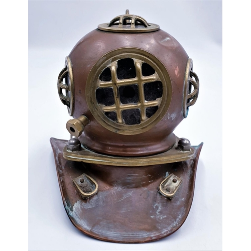 79 - COPPER /BRASS 17cm DIVERS HELMET