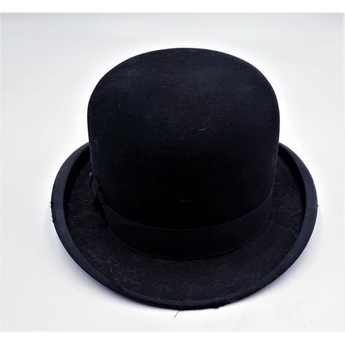 800 - DUNN & Co BOWLER HAT Size 6 & 7/8 c1930s