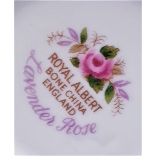 82 - ROYAL ALBERT TABLE CIGARETTE LIGHTER IN THE LAVENDER ROSE