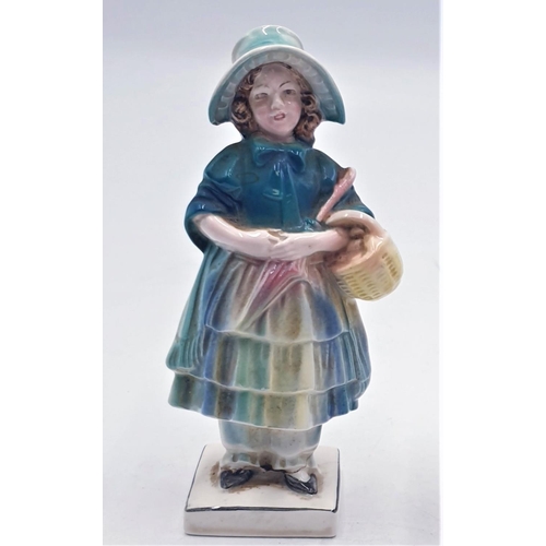 9 - KATZHUTTE HERTWIG & Co. (Germany) PORCELAIN FIGURINES (2) OF TWO GIRLS  (Model Nos 792 And 794) c193... 