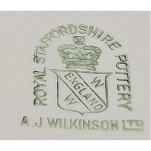 17 - ROYAL STAFFORDSHIRE POTTERY (Burslem,Stoke On Trent,England) A. J. Wilkinson Ltd (1886/64) BUTTER DI... 