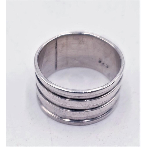 791 - SILVER (925) BAND RING (Size _M, Total Weight 4.70Grams)