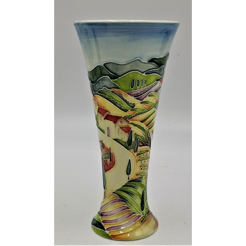 104 - OLD TUPTON WARE TUBELINED 20cm TRUMPET VASE IN THE TUSCANY DESIGN (Product Code No 1620) (Original B... 