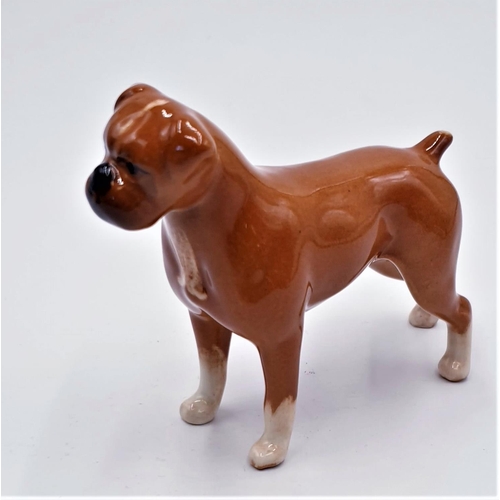 20 - BESWICK 7.6cm MODEL OF A BOXER DOG (Model No 1852) (Tan Colourway) 1962/75 Designed By Mr Arthur Gre... 